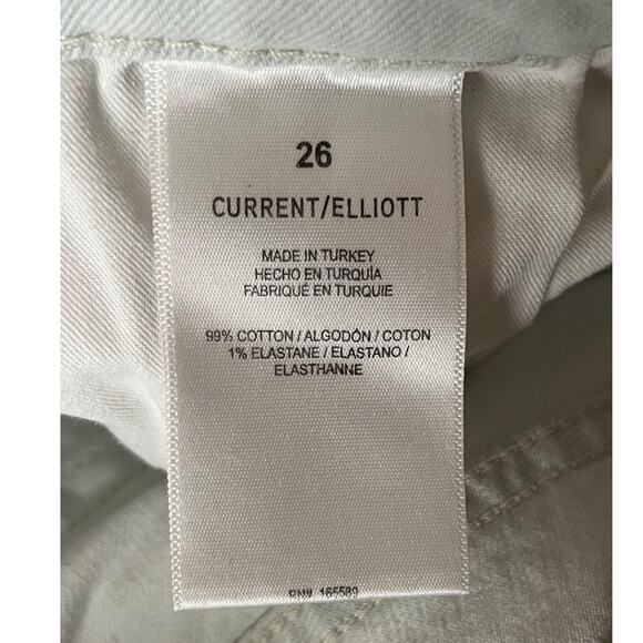 C/E by Current Elliott jeans relaxed cuffed boyfriend light blue size 26 - Picture 7 of 8
